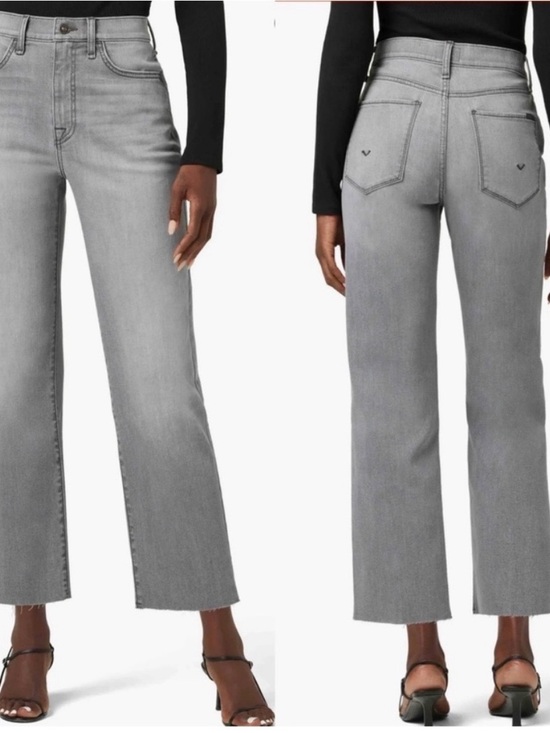 Madison Denim - Hudson NOA  Straight-Leg Jeans in Light Gray